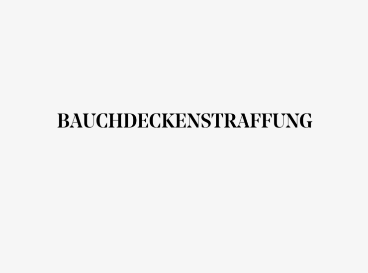 Bauchdeckenstraffung in Klagenfurt Kärnten