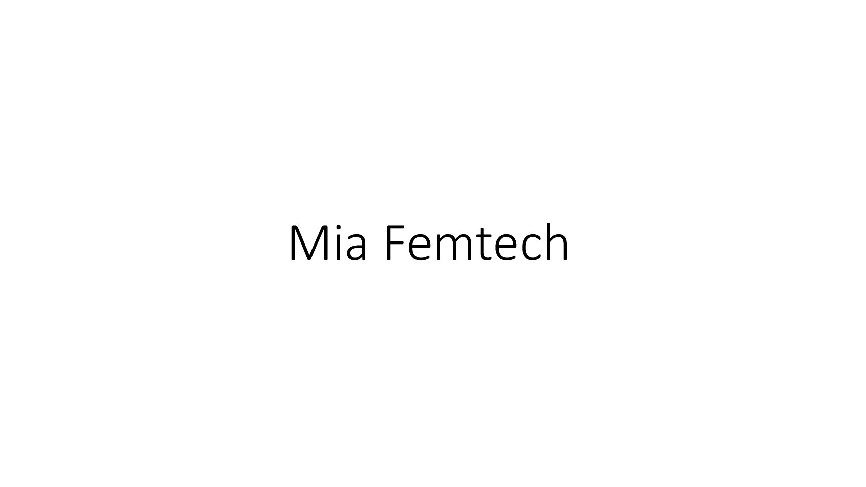 Mia Femtech Brustvergrösserung